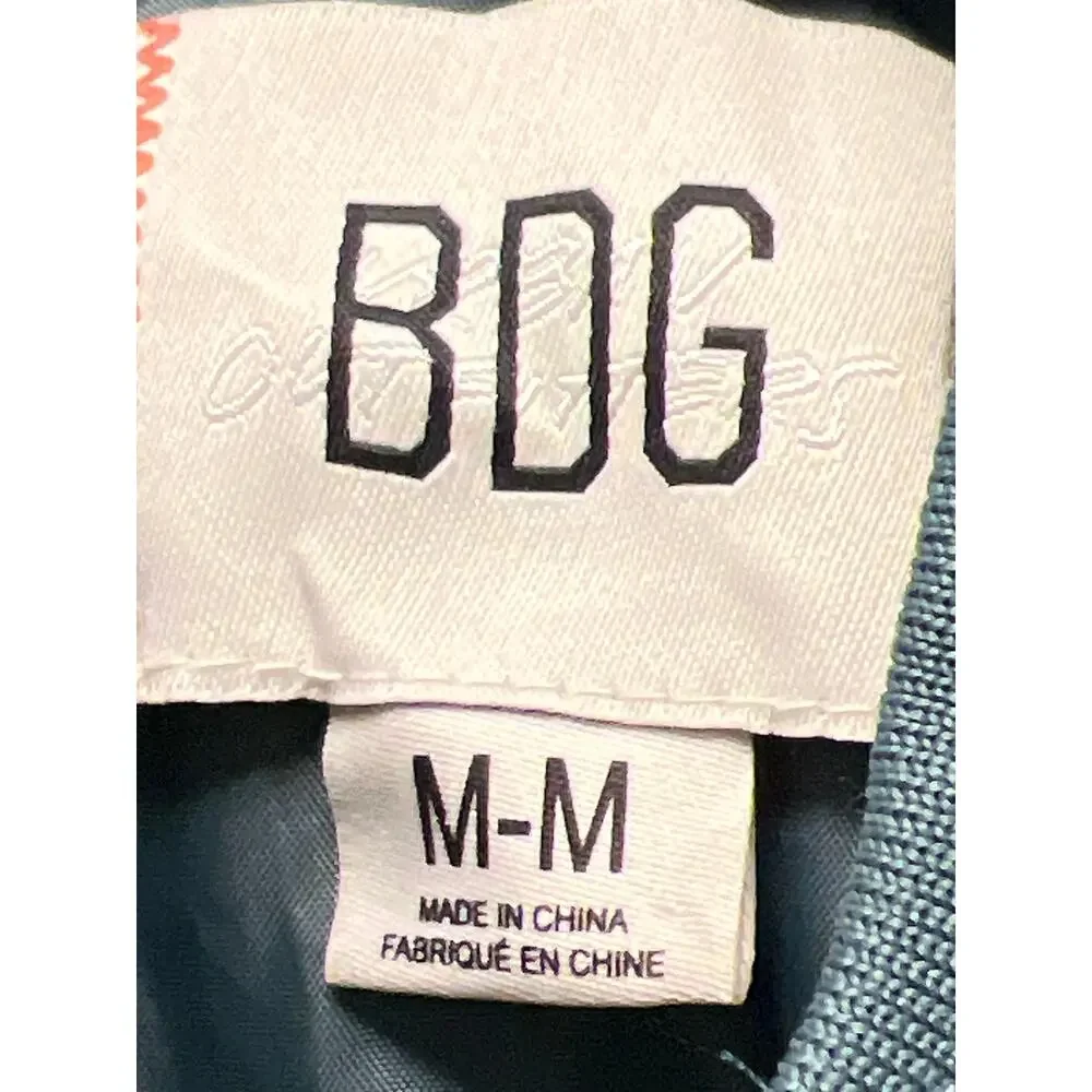 Urban Outfitters‎ BDG Men’s Full Zip Marcy Oversized Bomber Jacket Size M Green